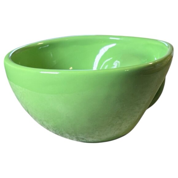Vintage Buddah Bowl Elan McPherson 6" Flavour Design Coffee Soup Apple Green MCM - Picture 6 of 16